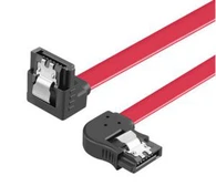 Solet SATA Cable SATA Cable Pin Pwy Hyd at Chwith Angle