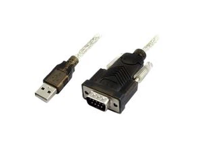 USB 2.0 i RS232 cyfresol DB9 trawsnewidydd gwrywaidd cebl
