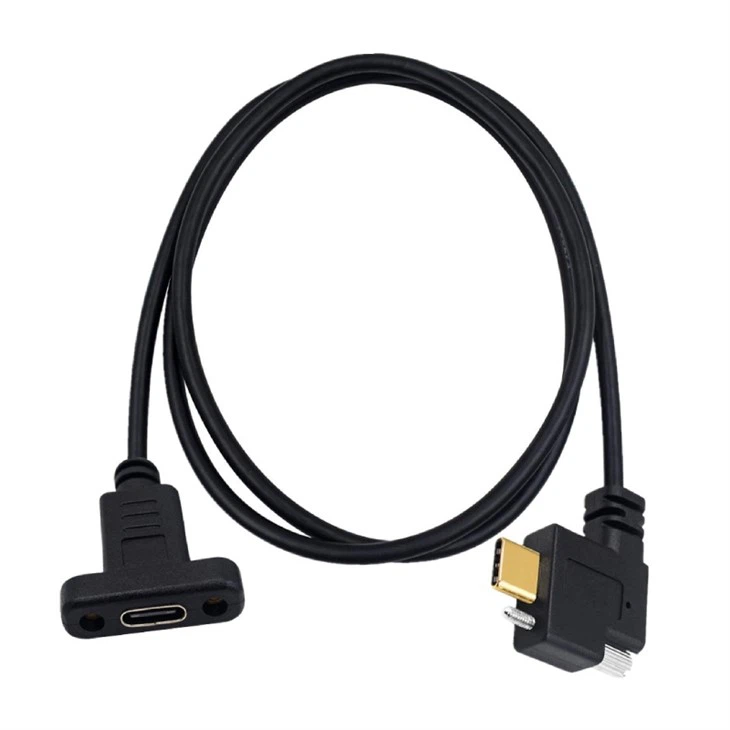 USB C  Female  Panel Mount cable
